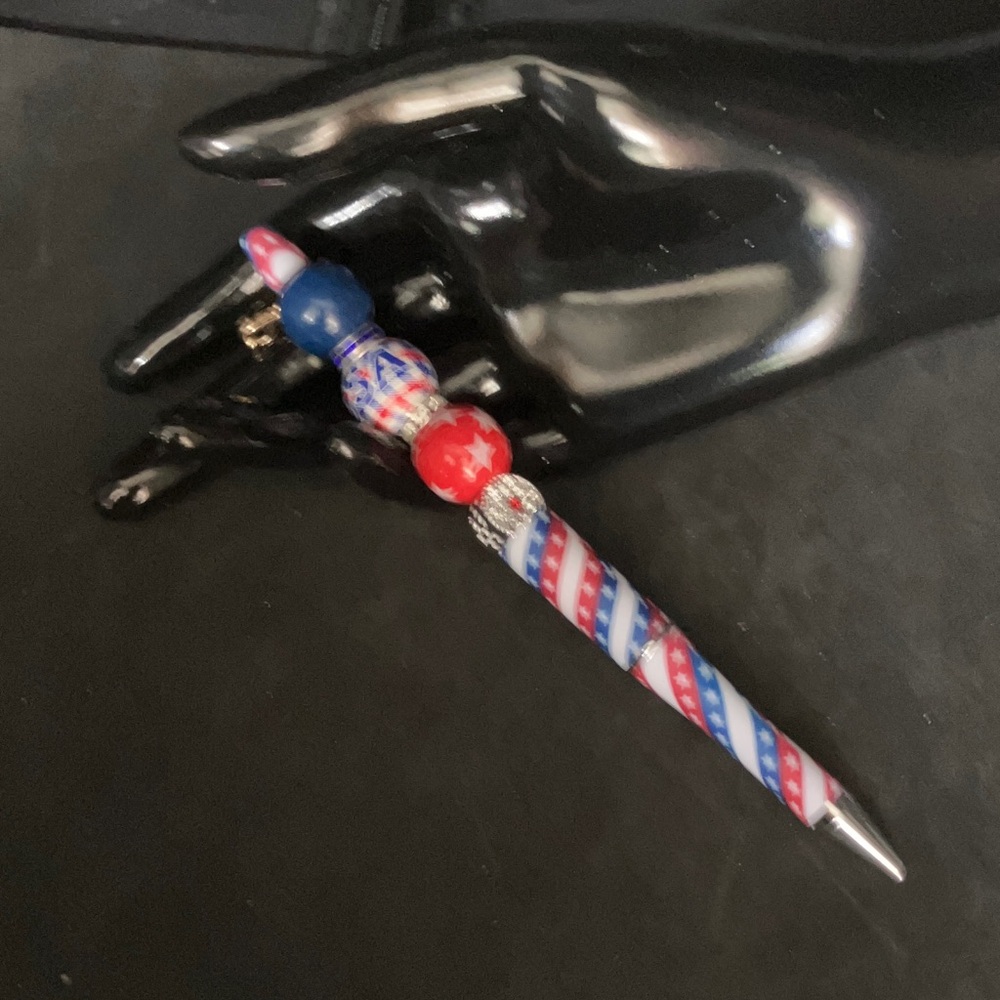 Patriotic Beaded Pen